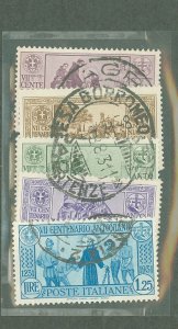 Italy #258-62 Used Multiple