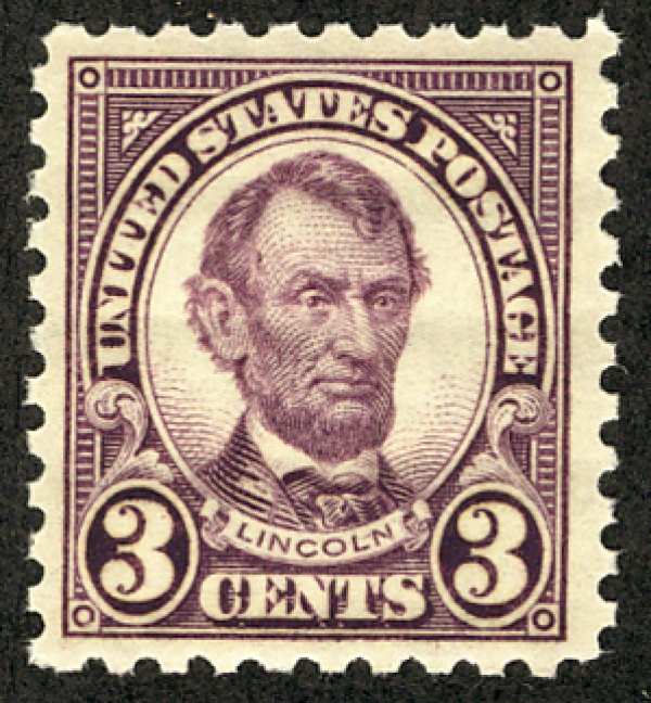 US #584 SCV $135.00 XF JUMBO mint never hinged, freshly broken from  large bl...