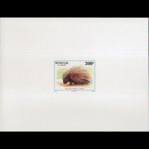 SENEGAL 1995 - Scott# 1182F Deluxe Proof-Porcupine 300f NH