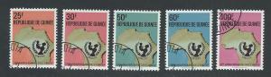 GUINEA SC# 588-92 VF U 1971