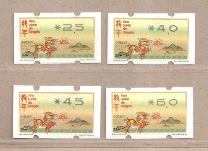 TangStamps:Macau 2023 Lunar Year of the Dragon Label Stamp