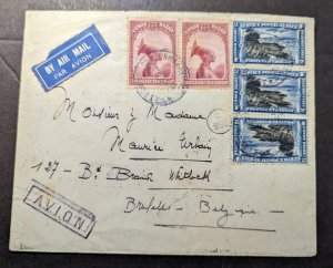 1934 Belgian Congo Airmail Cover to Brussels Belgium