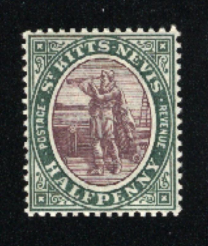 St. Kitts and Nevis #1   Mint NH VF 1903 PD