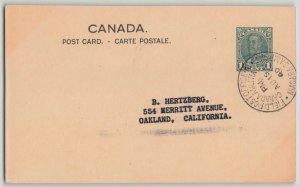 Canada 1940 WWII Niagara Camp Field Post Office Military Postal Stationery Card