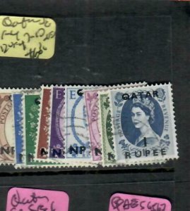 QATAR (P0209B)  QEII ON GB SG 1-4, 7-10   VFU