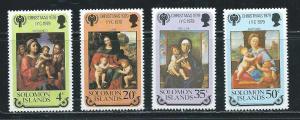 Solomon Islands 413-6 1979 Christmas Child Year set MNH