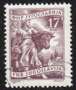 Yugoslavia Sc #384A Used