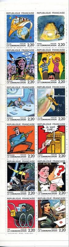 France-Scott's # 2099a Communications Booklet - MNH