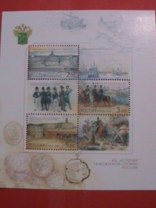 RUSSIA STAMP:2002-SC#6720 -RUSSIA CUSTOM SERVICE-PAINTING MNH FULL SHEET.