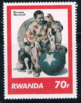 Rwanda 1034 Unused Saturday Evening Post Norman Rockwell (R0366)+