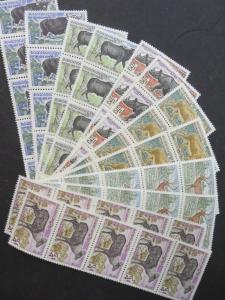 EDW1949SELL : CAMBODIA 1972 Scott #295-300. Animals 50 sets All VF MNH Cat $522.