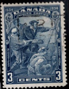 Canada Scott 208 Used stamp Cartier at Quebec