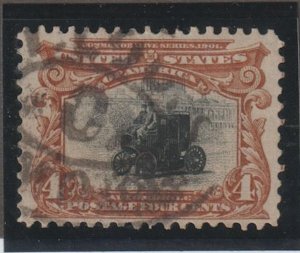 U.S. Scott# 296 1901 Regular Issue VF Used