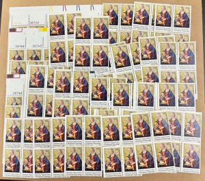 1579  Madonna and Child, Christmas Lot of 160 stamps   MNH 10 c  FV $16  1975