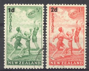 New Zealand Sc# B14-B15 SG# 611/2 Used 1939 Children