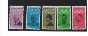 GERMANY  Scott 986; B 434-437  MNH