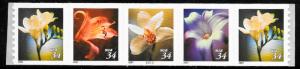 Sc 3478-81 (3481a)   34¢ Four Flowers PNC/5 #B2222, MNH