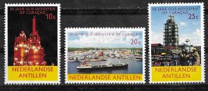 Netherlands Antilles # 292-94 Curacao Oil Industry  (3)   Mint NH