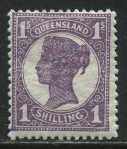 Queensland QV 1907 1/ violet mint o.g.