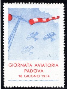 Italy Aviation Vignette, Air Show, Giornata Aviatoria, PADOVA, ITALY, 18 June 19