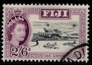 FIJI QEII SG320, 2s 6d black & purple, FINE USED.