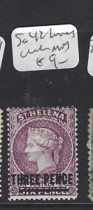 ST HELENA (PP1807B)  QV  3D/6D  SG 42  LINES WMK  MOG