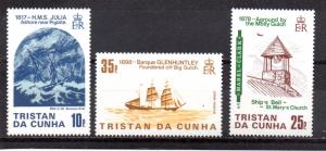 Tristan da Cunha 368-370 MNH