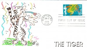 #3179 Year of the Tiger Wilson FDC