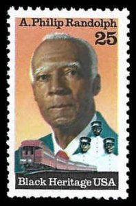 PCBstamps   US #2402 25c A.P. Randolph, Black Heritage, MNH, (41)