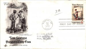 FDC 1972 SC #1470 Artcraft Cachet - Hannibal, Mo - Single - F78543