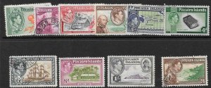 PITCAIRN ISLANDS SG1/8 1940 DEFINITIVE SET FINE USED