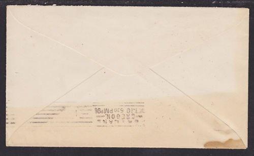 US Sc U311 used 1898 Hillsboro, OR Crossroads F/C Cover