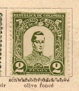 Colombia 1899 Early Issue Fine Mint Hinged 2P. NW-239148