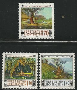 Liechtenstein # 1089-91, Mint Never Hinge