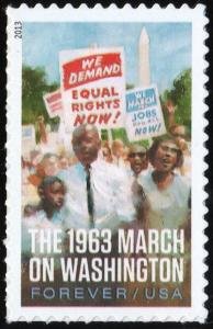 U.S.#4804 1963 Marchers & Wash. Monument 46c FE Single, MNH.