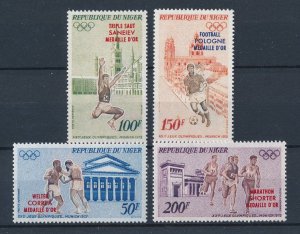 [118780] Niger 1972 Olympic Games Football soccer boxing medals With OVP MNH