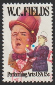 SC# 1803 - (15c) -  W. C. Fields, Used Single