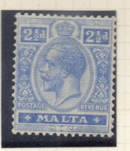 Malta 1921-22 Early Issue Fine Mint Hinged 2.5d. 321526