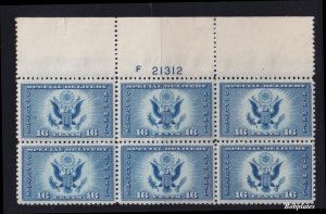 BOBPLATES #CE1 Air Special Delivery Top Plate Block F21313 F-VF NH SCV=$22.5