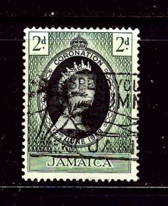 Jamaica 153 Used 1953 QEII Coronation