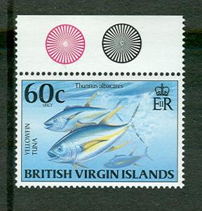 Virgin Islands 1997 60c Yellow-finned tuna, MNH tab