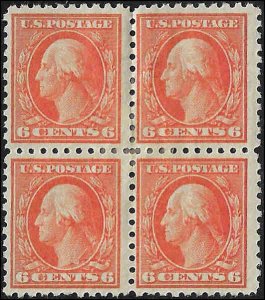 429 Mint,OG,HR... Block of 4... SCV $210.00... 3mm spacing