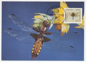 Maximum card Germany 1991 Dragonfly