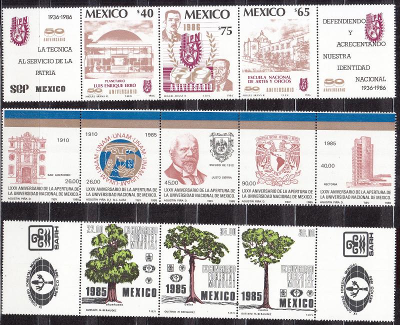 Mexico - Strips collection - MNH (7163)