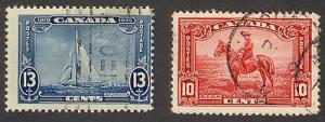 CANADA  #216 & #223  USED SET