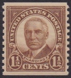 686 Harding Coil MNH