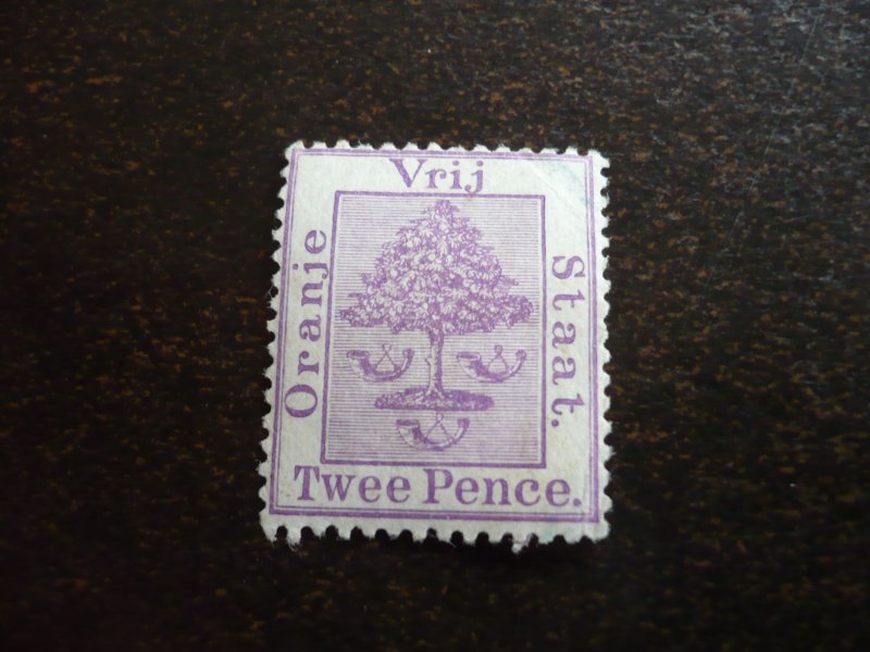 Stamps - Orange Free State - Scott# 5- Mint Hinged Part Set of 1 Stamp