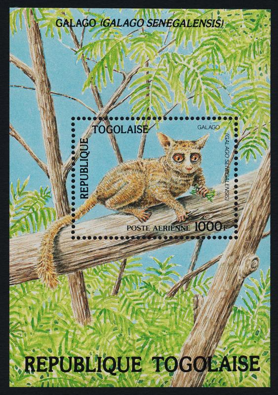 Togo 1246 MNH Animals, Galago, Bushbaby