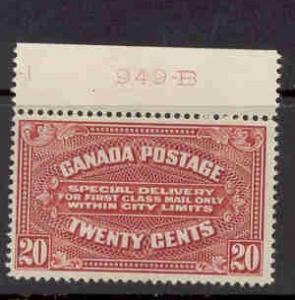 Canada Sc E2 1922 20c  Special Delivery stamp mint