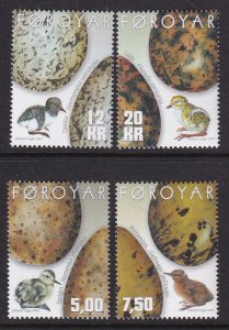 Faroe Islands 418-420 Birds MNH VF